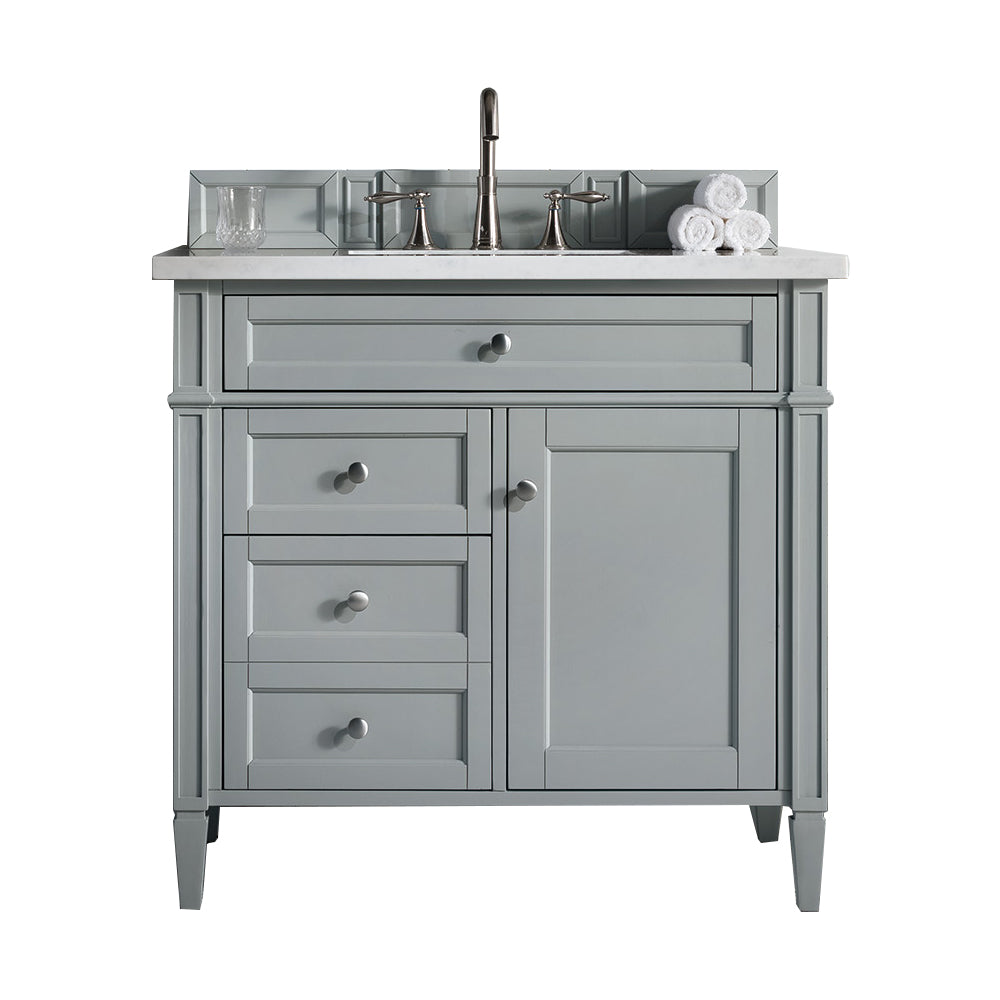 James Martin Brittany 36" Single Vanity with 3 Countertop