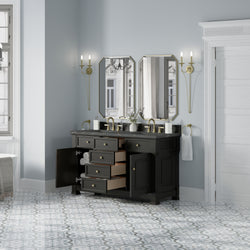 James Martin Brookfield 60" Double Vanity with 3 CM Countertop & FreePower Wireless Charger