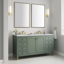 James Martin Chicago 60" Double Vanity with 3 CM Countertop