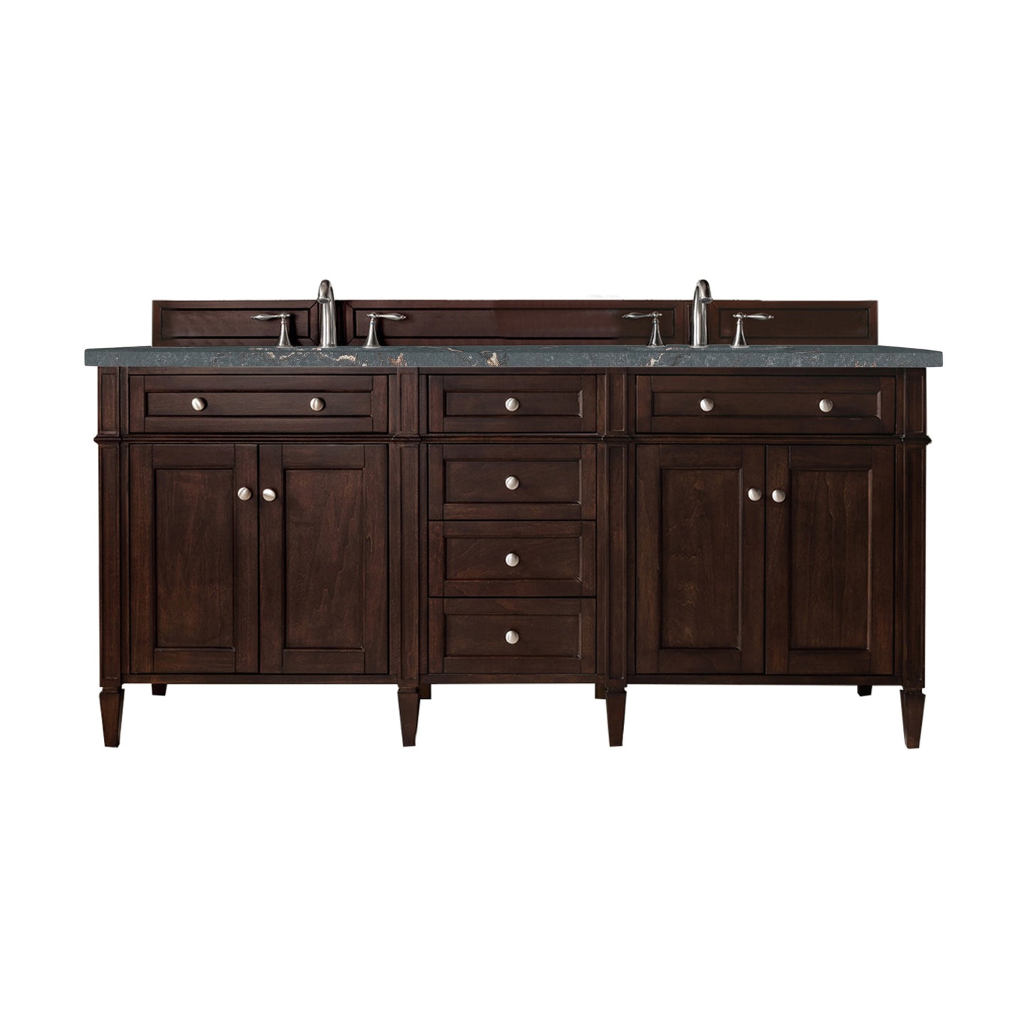 James Martin Brittany 72" Double Vanity with 3 CM Countertop