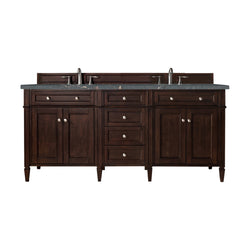 James Martin Brittany 72" Double Vanity with 3 CM Countertop