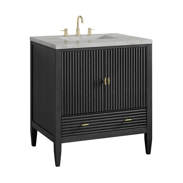 James Martin Myrrin 30" Single Vanity with 3 CM Countertop