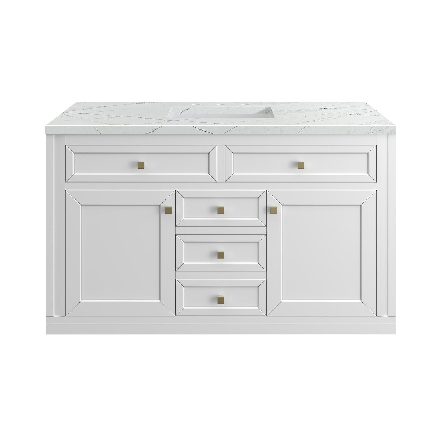 James Martin Chicago 48" Single Vanity with 3 CM Countertop