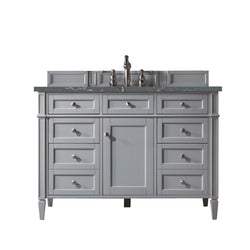James Martin Brittany 48" Single Vanity with 3 CM Countertop & FreePower Wireless Charger