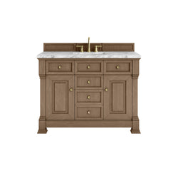 James Martin Brookfield 48" Single Vanity with 3 CM Countertop - Luxe Bathroom Vanities