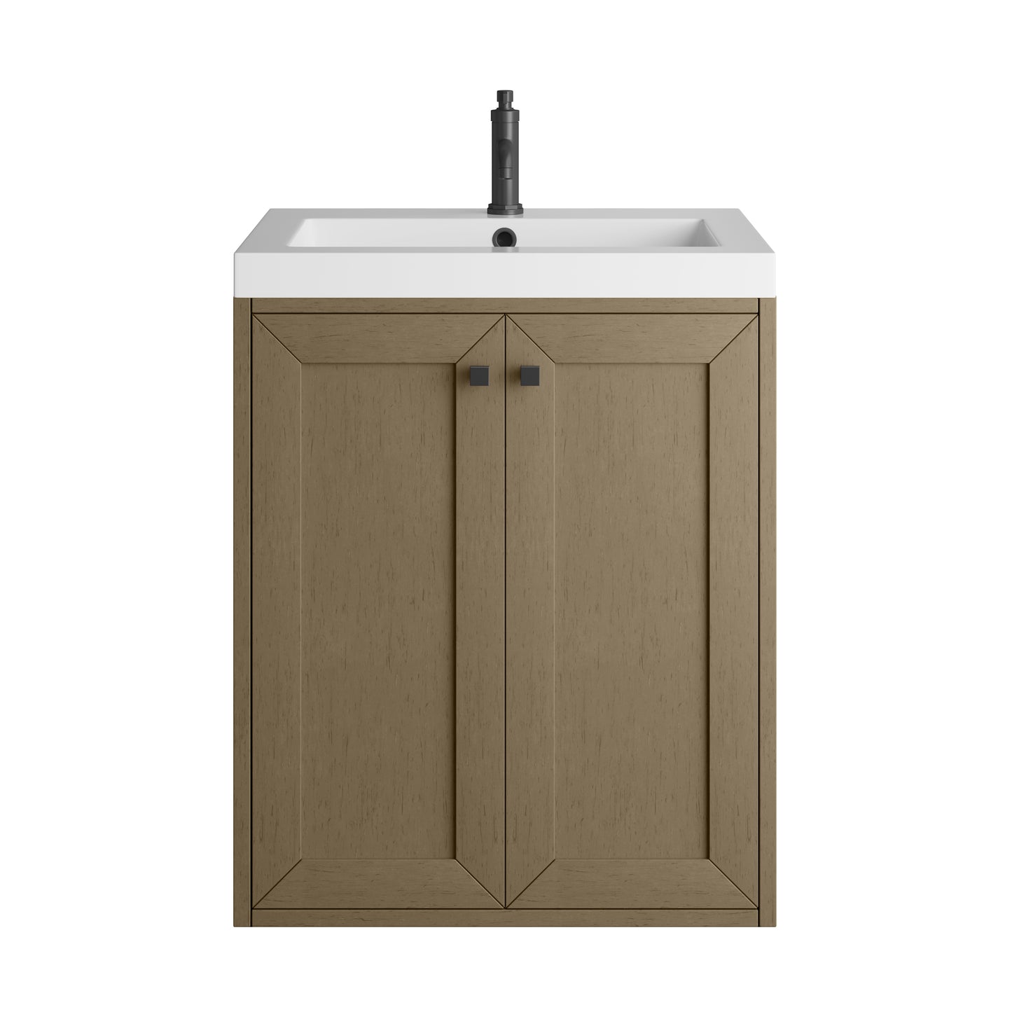 James Martin Chianti Single Vanity with White Glossy Composite Stone Top