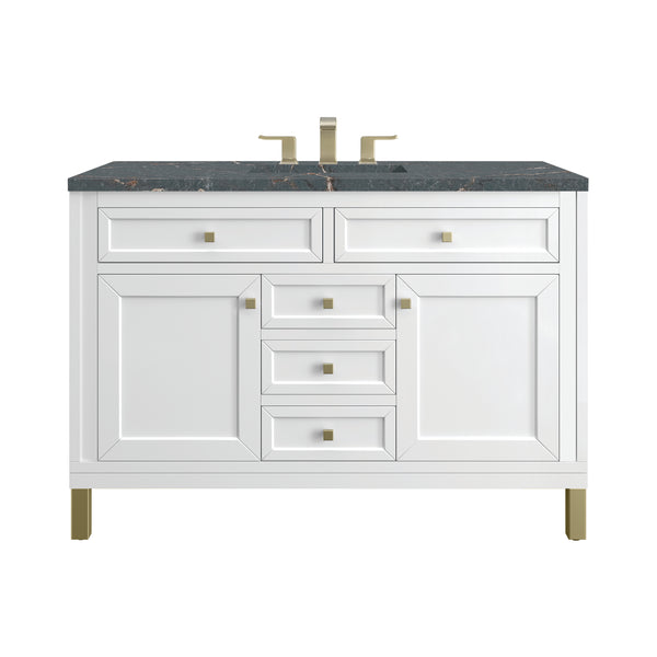James Martin Chicago 48" Single Vanity with 3 CM Countertop