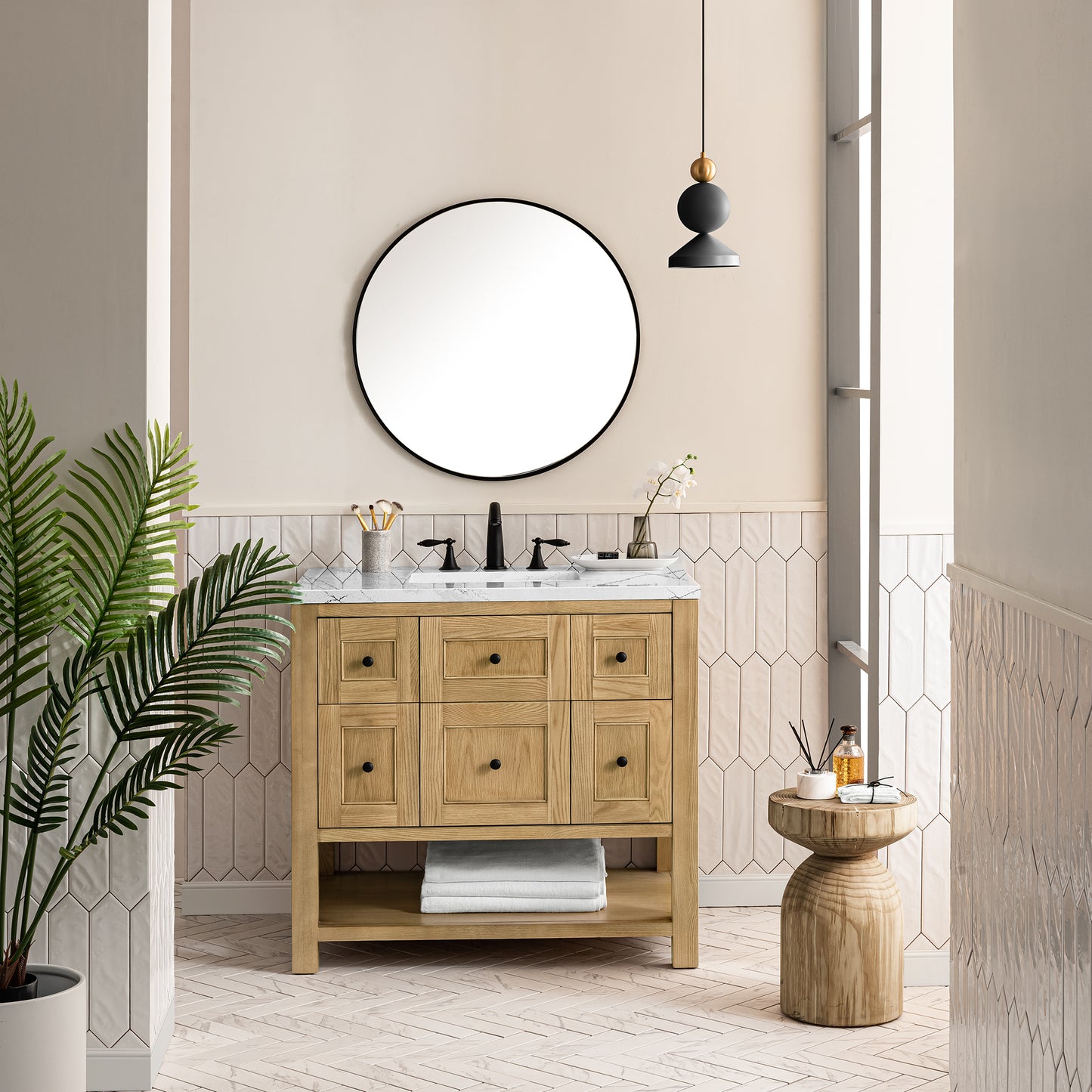 James Martin Breckenridge 36" Single Vanity w/ 3CM Countertop