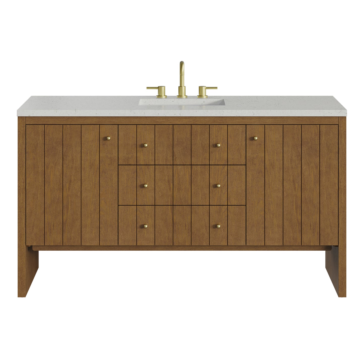 James Martin Hudson 60" Single Vanity with 3 CM Countertop