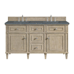 James Martin Lorelai 60" Double Vanity with 3 CM Countertop & FreePower Wireless Charger