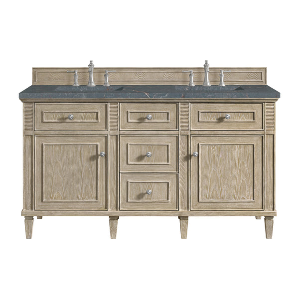 James Martin Lorelai 60" Double Vanity with 3 CM Countertop & FreePower Wireless Charger