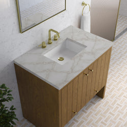 James Martin Hudson 36" Single Vanity with 3 CM Countertop