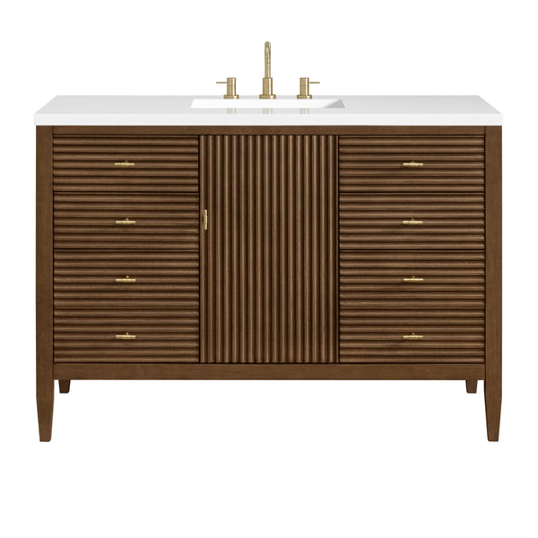 James Martin Myrrin 48" Single Vanity with 3 CM Countertop