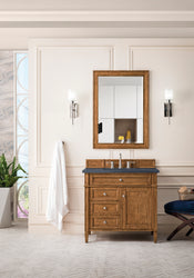 James Martin Brittany 36" Single Vanity with 3 Countertop