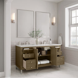 James Martin Chicago 60" Double Vanity with 3 CM Countertop