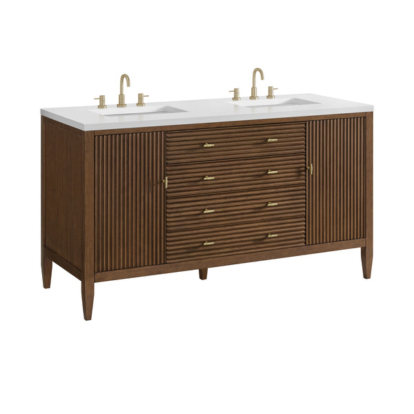 James Martin Myrrin 60" Double Vanity with 3 CM Countertop
