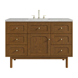 James Martin Laurent 48" Single Vanity with 3 CM Countertop & FreePower Wireless Charger