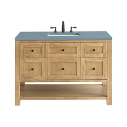 James Martin Breckenridge 48" Single Vanity, Light Natural Oak - Luxe Bathroom Vanities