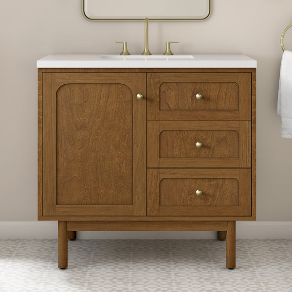 James Martin Laurent 36" Single Vanity with 3 CM Countertop