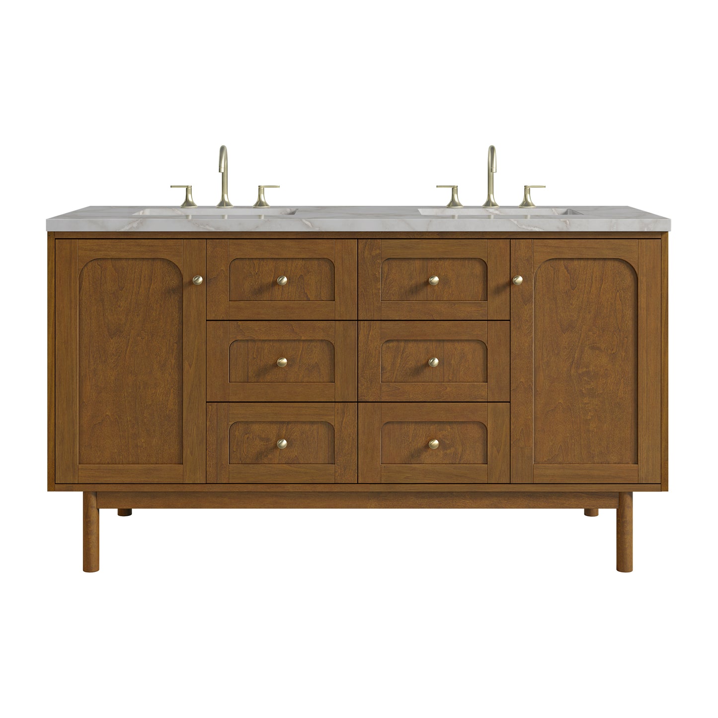 James Martin Laurent 60" Double Vanity with 3 CM Countertop