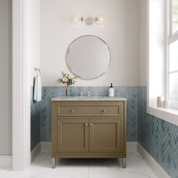 James Martin Chicago 36" Single Vanity with 3 CM Countertop