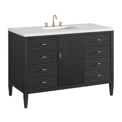 James Martin Myrrin 48" Single Vanity with 3 CM Countertop