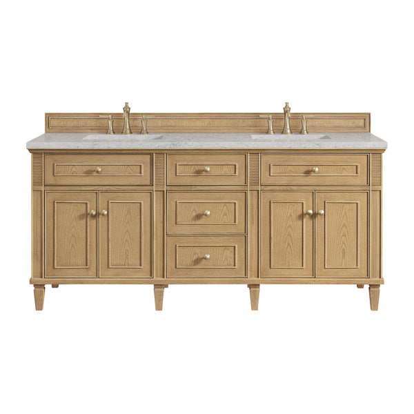 James Martin Lorelai 72" Double Vanity with 3 CM Countertop & FreePower Wireless Charger