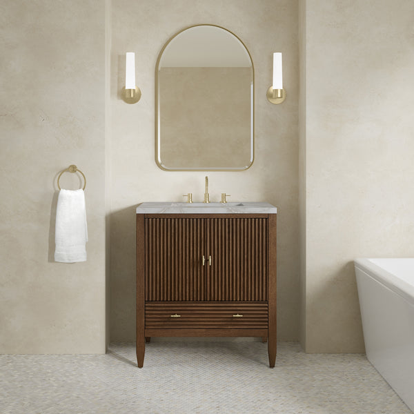 James Martin Myrrin 30" Single Vanity with 3 CM Countertop