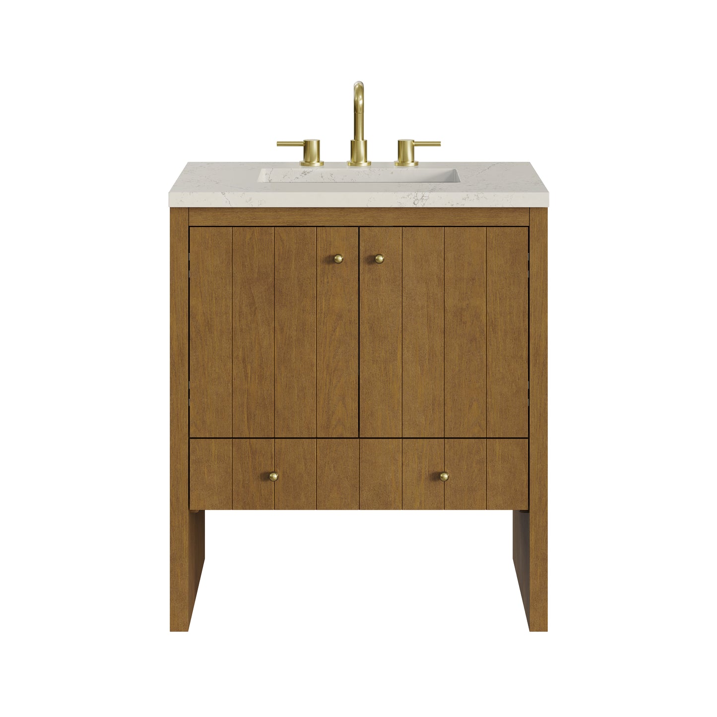 James Martin Hudson 30" Single Vanity with 3 CM Countertop