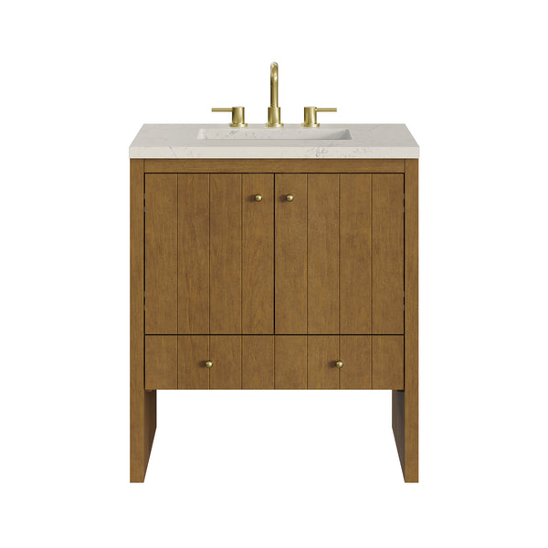 James Martin Hudson 30" Single Vanity with 3 CM Countertop