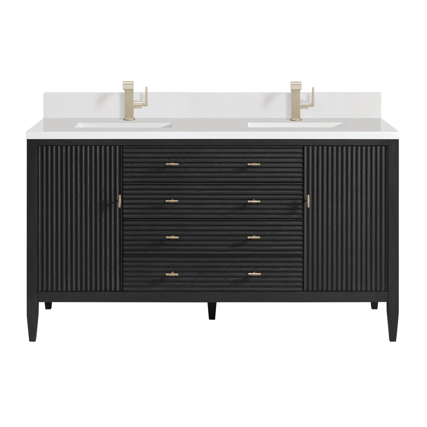 James Martin 60" Myrrin Double Vanity - Luxe Bathroom Vanities