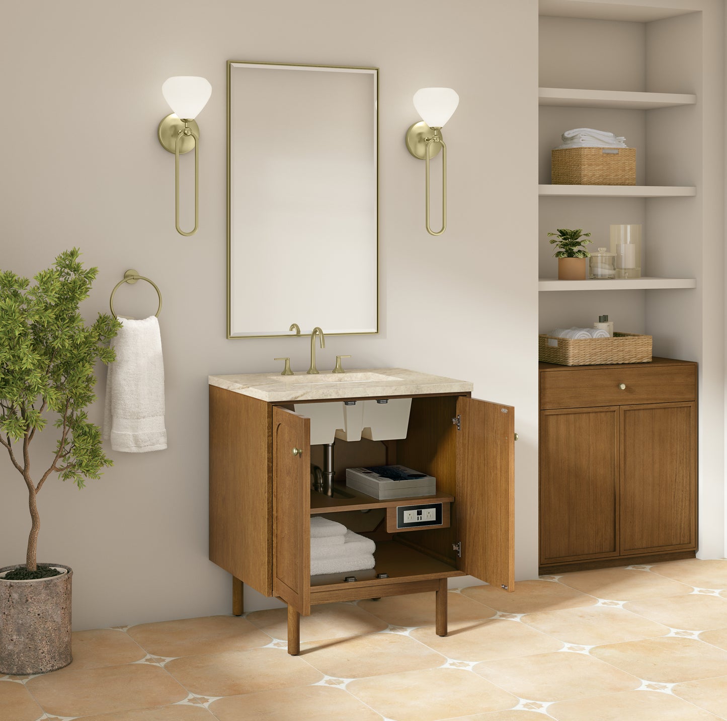 James Martin Laurent 30" Single Vanity with 3 CM Countertop