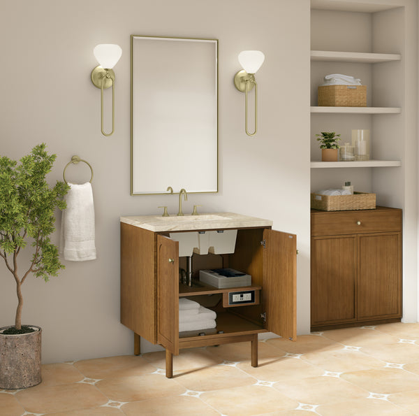 James Martin Laurent 30" Single Vanity with 3 CM Countertop
