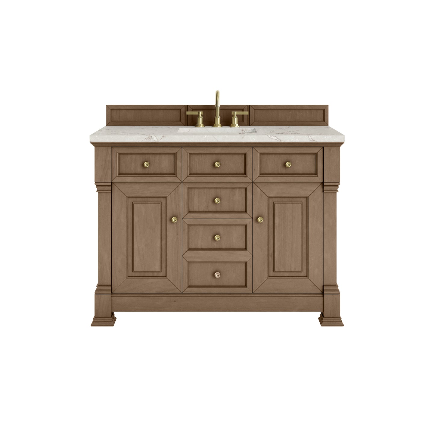 James Martin Brookfield 48" Single Vanity with 3 CM Countertop & FreePower Wireless Charger