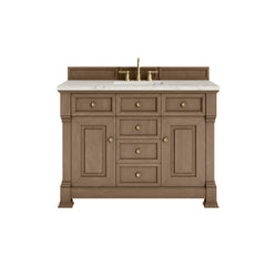 James Martin Brookfield 48" Single Vanity with 3 CM Countertop & FreePower Wireless Charger