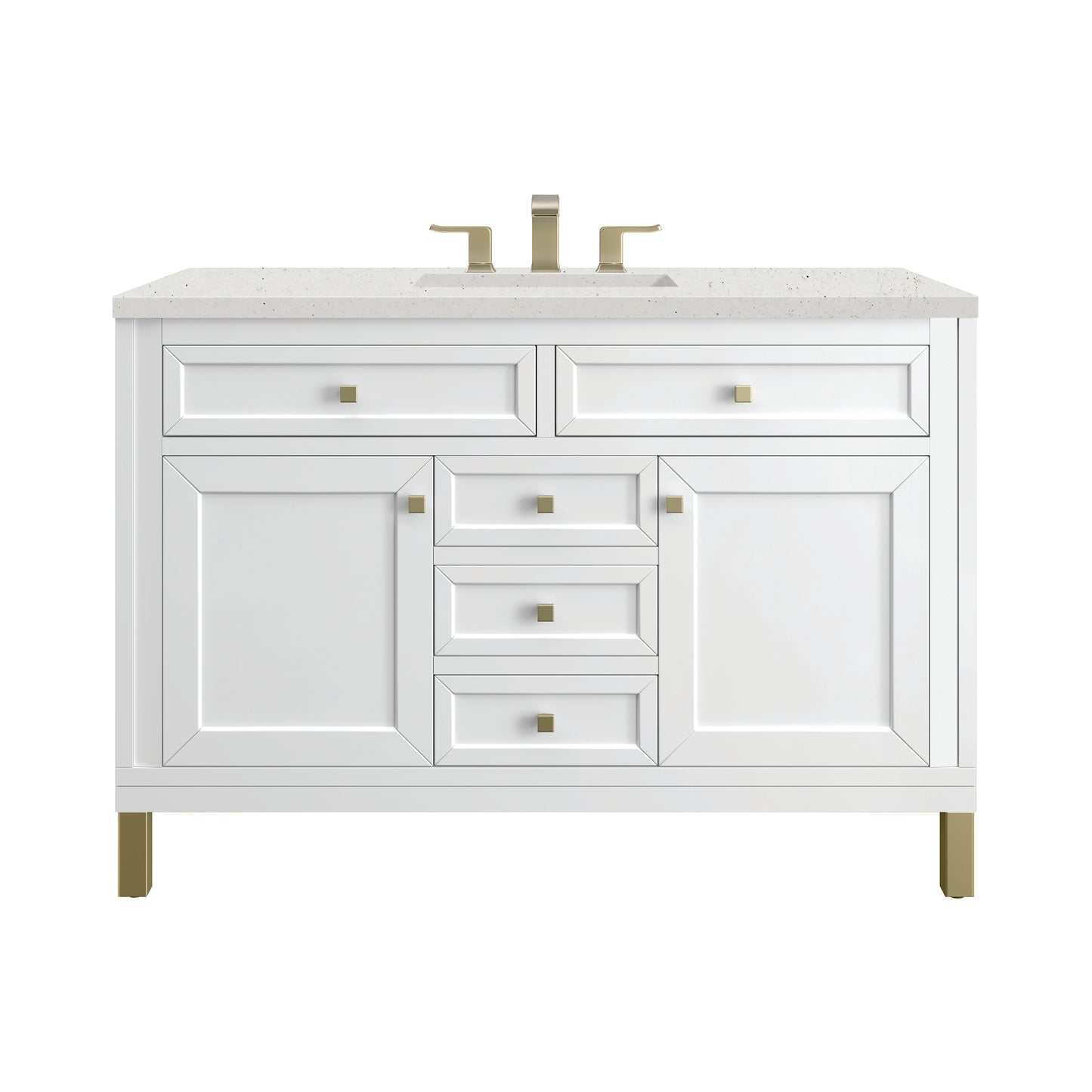 James Martin Chicago 48" Single Vanity with 3 CM Countertop