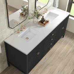 James Martin Myrrin 72" Double Vanity with 3 CM Countertop
