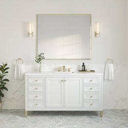 James Martin Chicago 60" Single Vanity with 3 CM Countertop