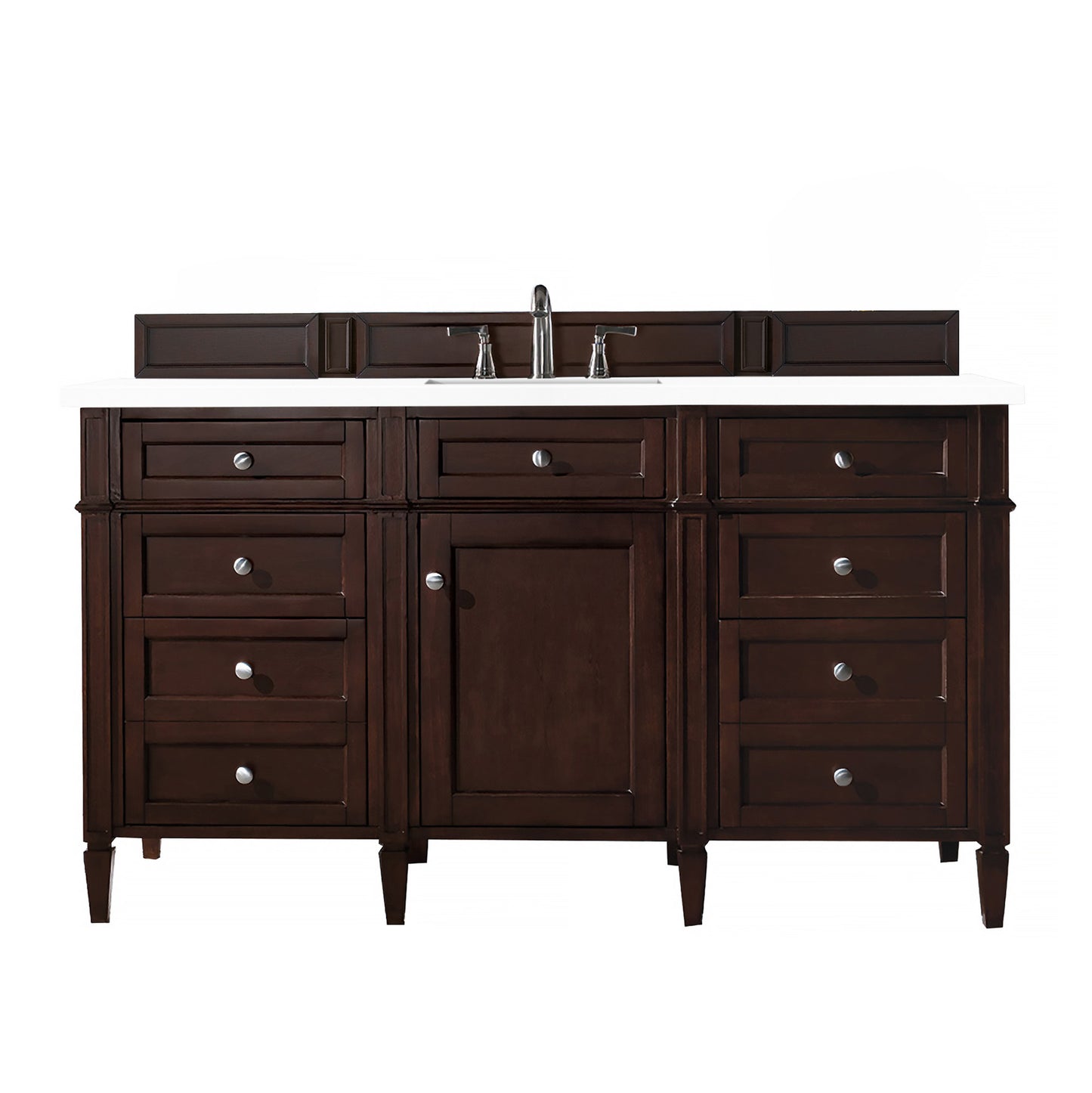 James Martin Brittany 60" Single Vanity with 3 CM Countertop