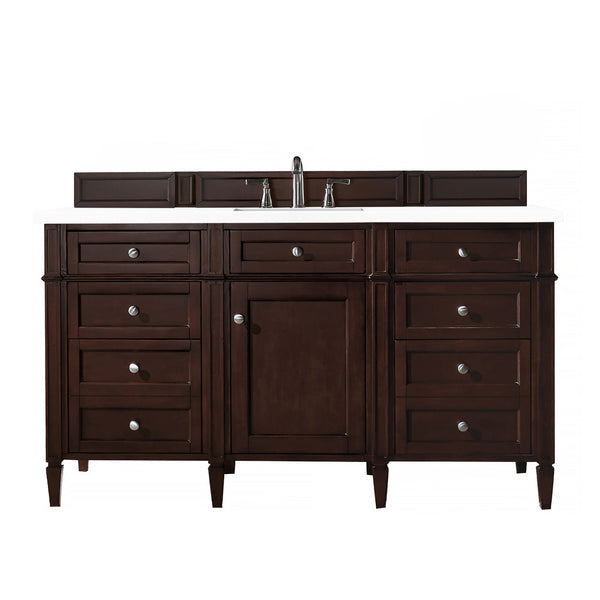 James Martin Brittany 60" Single Vanity with 3 CM Countertop
