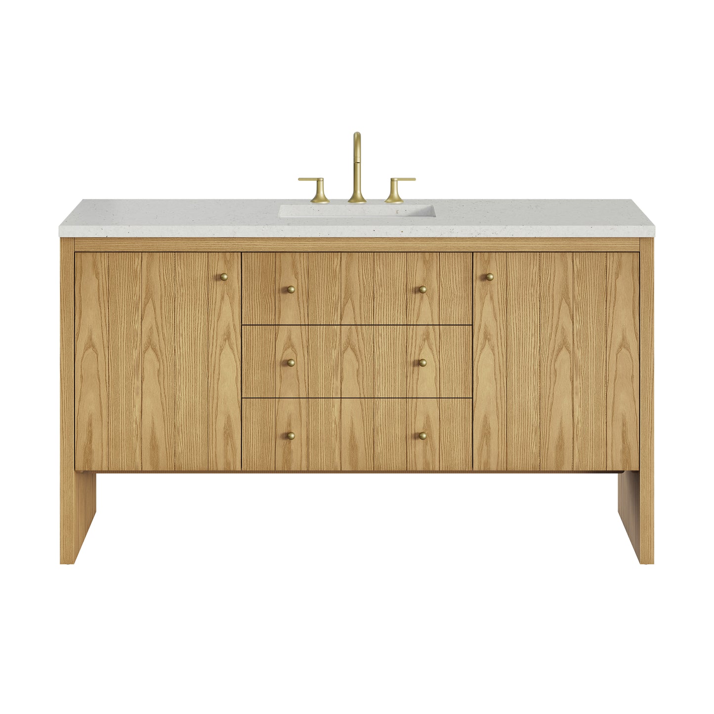 James Martin Hudson 60" Single Vanity with 3 CM Countertop