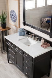 James Martin Brittany 48" Single Vanity with 3 CM Countertop & FreePower Wireless Charger