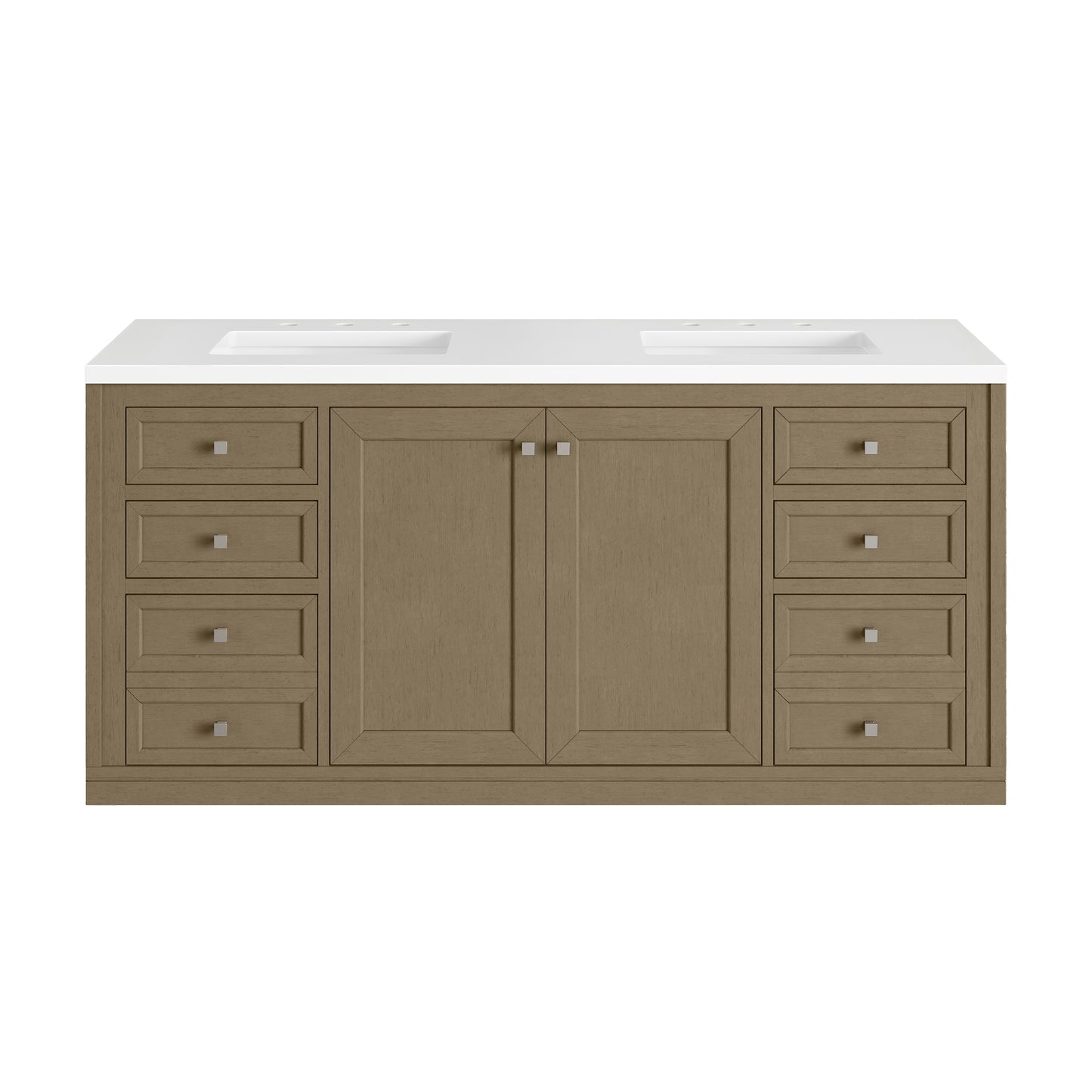 James Martin Chicago 60" Double Vanity with 3 CM Countertop