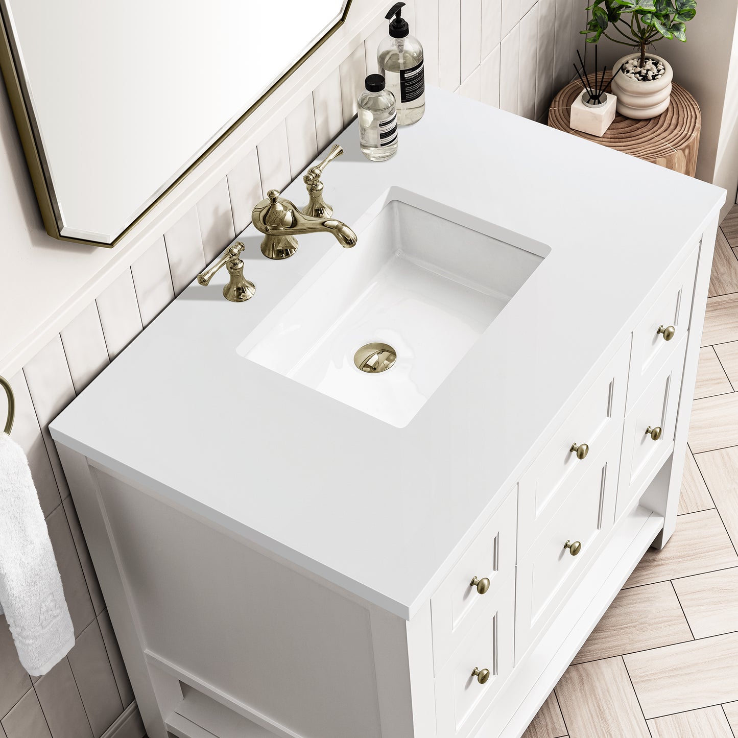 James Martin Breckenridge 36" Single Vanity w/ 3CM Countertop