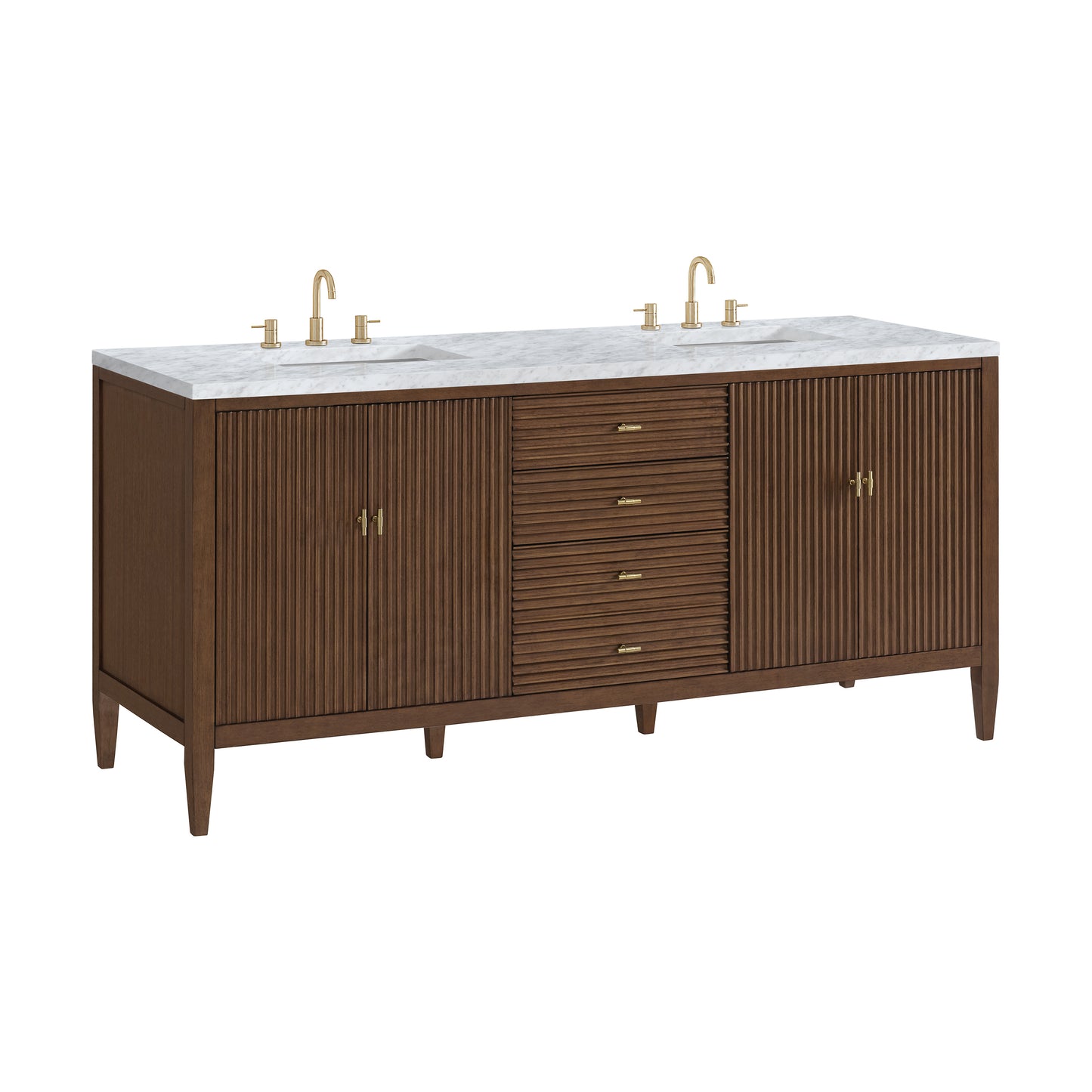 James Martin Myrrin 72" Double Vanity with 3 CM Countertop