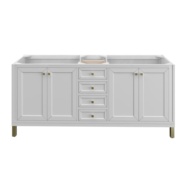 James Martin Chicago 72" Double Vanity with 3 CM Countertop
