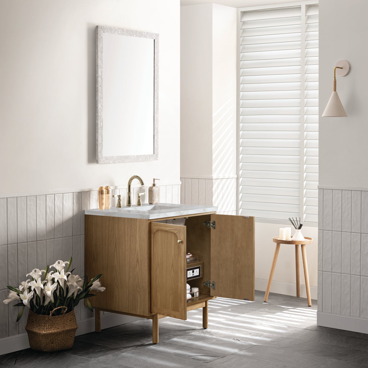 James Martin Laurent 30" Single Vanity with 3 CM Countertop