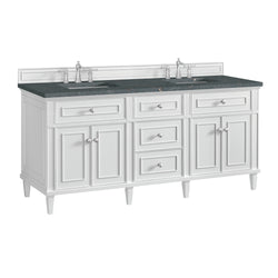 James Martin Lorelai 72" Double Vanity with 3 CM Countertop & FreePower Wireless Charger