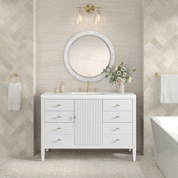 James Martin Myrrin 48" Single Vanity with 3 CM Countertop