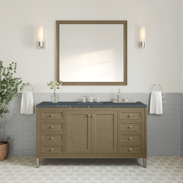 James Martin Chicago 60" Single Vanity with 3 CM Countertop